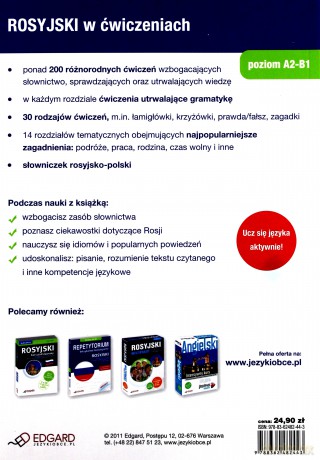 Rosyjski w ćwiczeniach EDGARD [KSIĄŻKA]