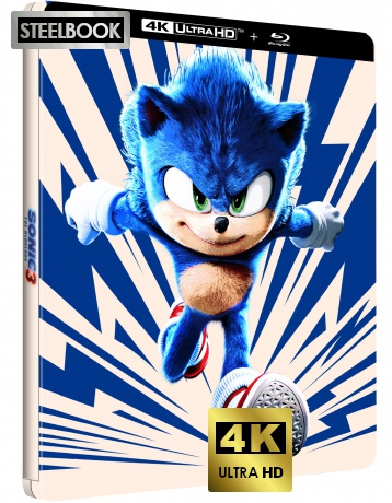 Sonic 3 (Sonic 3: Szybki jak błyskawica) (steelbook) [Blu-Ray 4K]+[Blu-Ray]