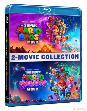 Super Mario Bros. le film + Super Mario Galaxy, le film [Blu-Ray]
