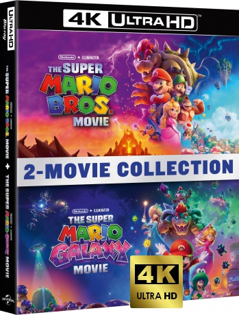 Super Mario Bros. le film + Super Mario Galaxy [Blu-Ray 4K]+[Blu-Ray]