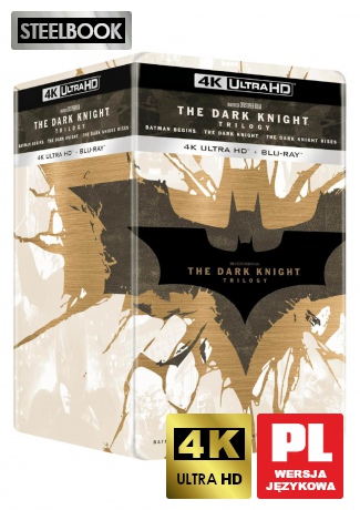 The Dark Knight Trilogy (steelbook) [3xBlu-Ray 4K]+[3xBlu-Ray]