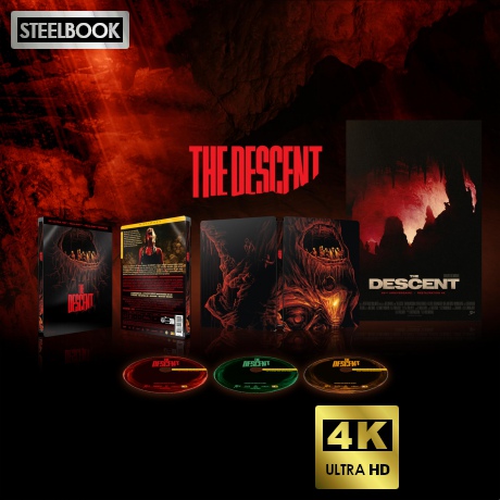 The Descent (steelbook) (Zejście) [Blu-Ray 4K]+[2xBlu-Ray]
