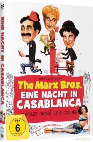 The Marx Bros. (Eine Nacht in Casablanca) Der Komödien-Klassiker im Sammler Mediabook (Blu-ray +) [Blu-Ray]