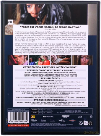 Torso [Blu-Ray 4K]+[Blu-Ray]