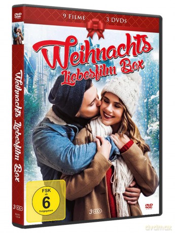 Weihnachts Liebesfilm Box - 9 romantische Winter-Filme voller Liebe, Weihnachten und Festtagszauber (3s) [DVD]