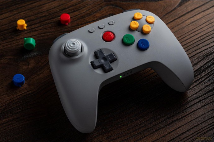 8Bitdo - 64 Bluetooth Controller - Grey