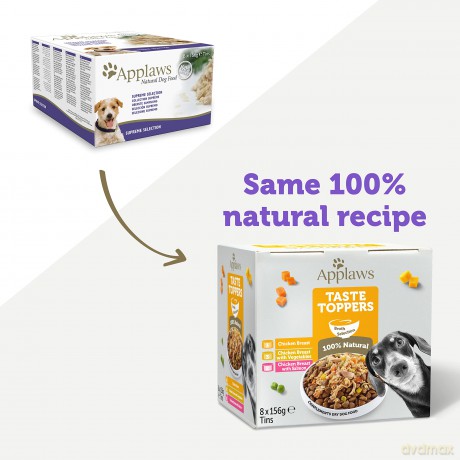 Applaws - Multipack Chicken Broth for Dog - 8x156g
