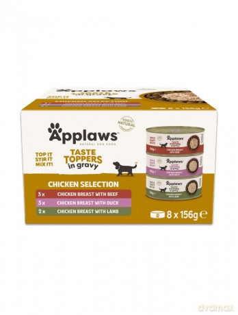 Applaws - Multipack Chicken Gravy, Dog - 8x156g