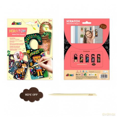 Avenir - Scratch Door Hangers - Animal (58CH231909)