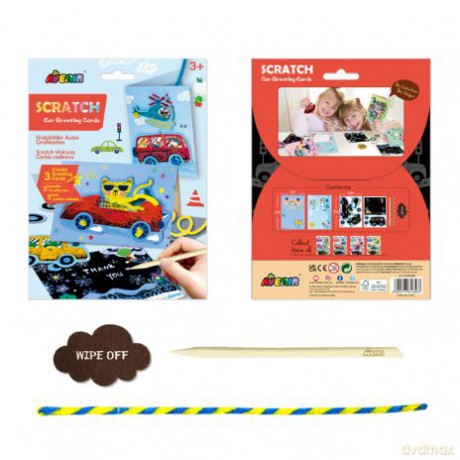 Avenir - Scratch Greeting Card - Cars (58CH221856)