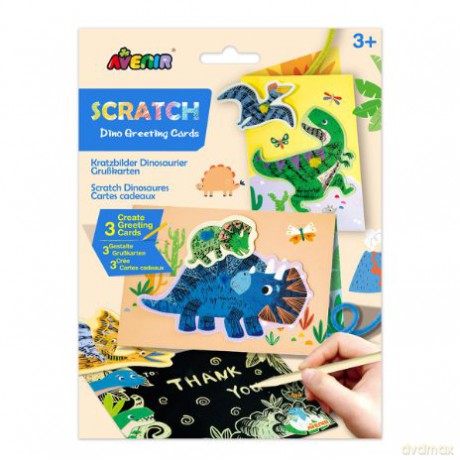 Avenir - Scratch Greeting Card - Dinos (58CH221858)