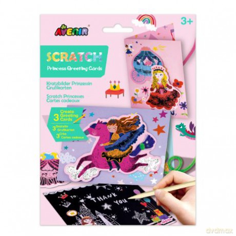 Avenir - Scratch Greeting Card - Princesses (58CH221857)