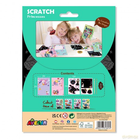 Avenir - Scratch Greeting Card - Princesses (58CH221857)