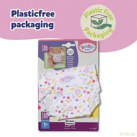 Baby Born - Nappies 2pack 36cm (839867)