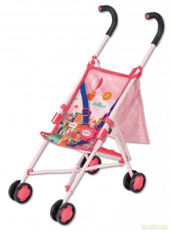 Baby Born - Stroller with Bag Pink (840665)