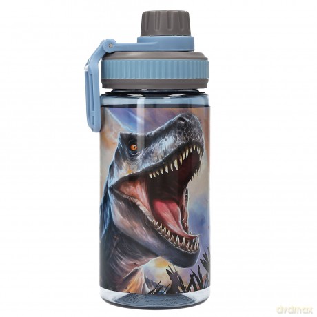 Dino World - Drinking Bottle - Grey-Blue - 500 ml