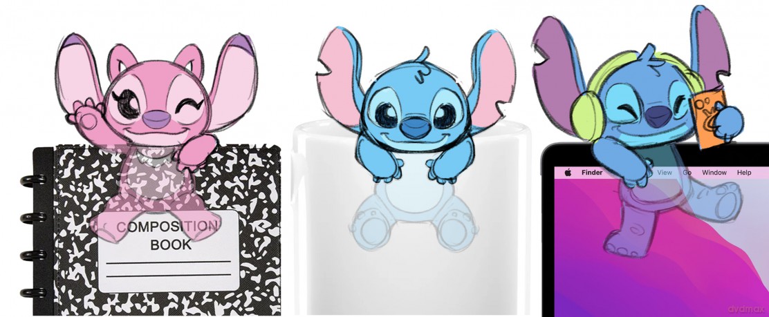 Disney Stitch - Attachmeez Asst. (302-46451)