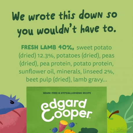 Edgard Cooper - Fresh Grass-Fed Adult Lamb - 3kg