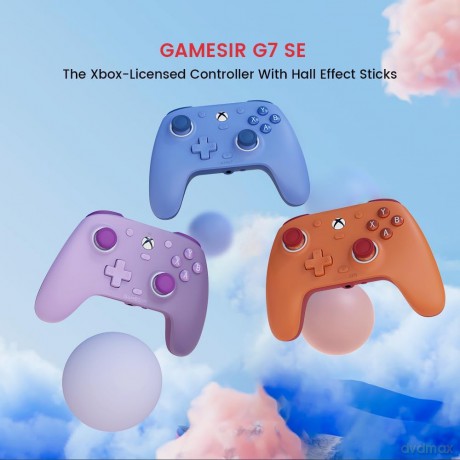 GameSir - G7 SE Multiplatform Gamepad (Hall-Effect Sticks) - Vibrant Orange