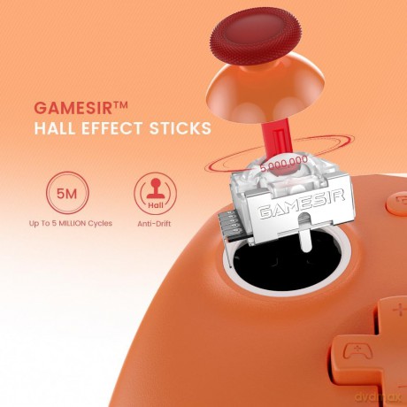 GameSir - G7 SE Multiplatform Gamepad (Hall-Effect Sticks) - Vibrant Orange
