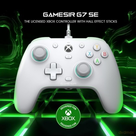 GameSir - G7 SE Multiplatform Gamepad (Hall-Effect Sticks) - White
