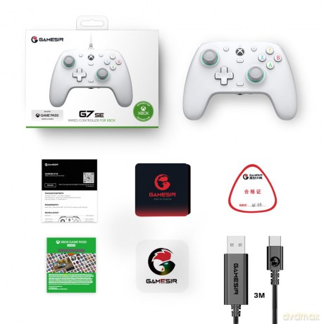 GameSir - G7 SE Multiplatform Gamepad (Hall-Effect Sticks) - White