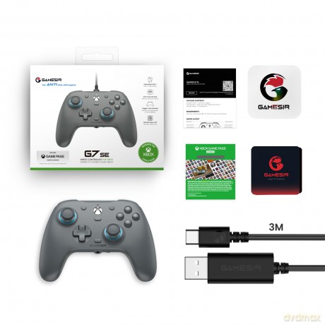GameSir - G7 SE Multiplatform Gamepad Sporty Gray (Hall-Effect Sticks) - Gray