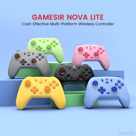 GameSir - Nova Lite Multiplatform Gamepad (Hall-Effect Sticks) - Blush Pink
