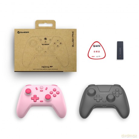 GameSir - Nova Lite Multiplatform Gamepad (Hall-Effect Sticks) - Blush Pink