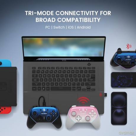 GameSir - Super Nova Multiplatform Gamepad (Hall-Effect Sticks) - Whipped Pink