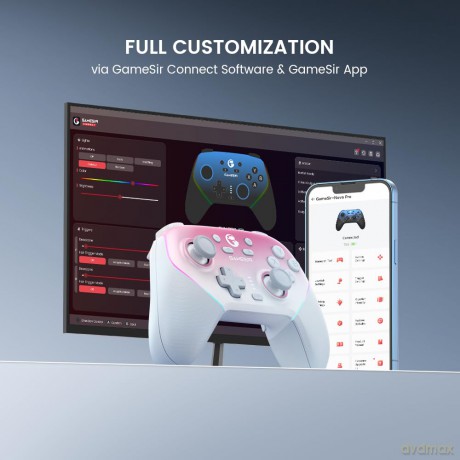 GameSir - Super Nova Multiplatform Gamepad (Hall-Effect Sticks) - Whipped Pink