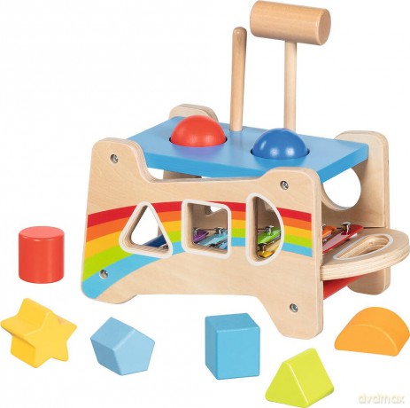Goki - Hammer Bench with Xylophone and Sorting Function (58304)