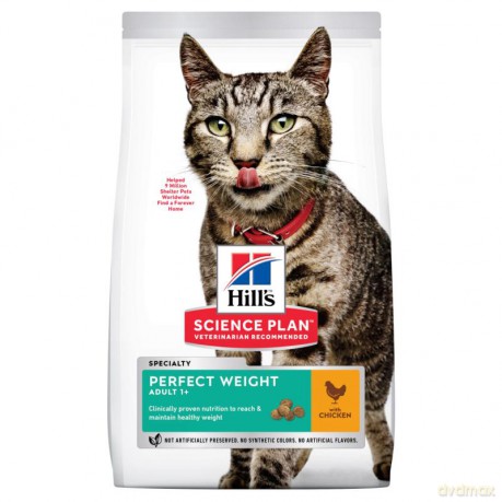 Hills - Catfood SP Adult Chicken Perfect Weight 7kg (H604077)