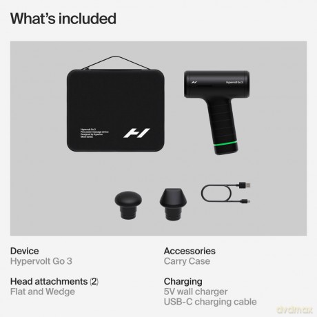 Hyperice - Hypervolt Go 3 Massage Gun
