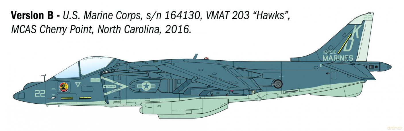 Italeri - AV-8B Harrier II (489844)