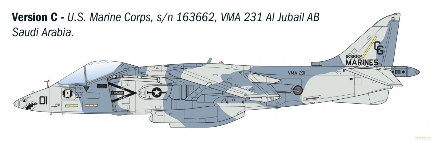 Italeri - AV-8B Harrier II (489844)