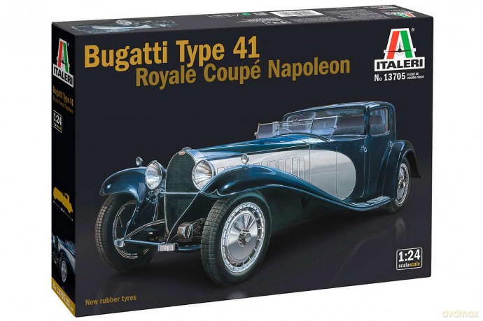 Italeri - Bugatti Type 41 Royale Coupa¨ Napoleon (489833)