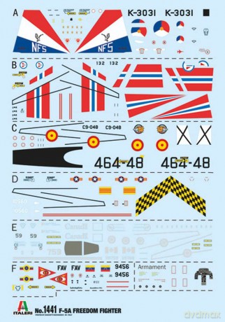 Italeri - F-5A Freedom Fighter (489659)