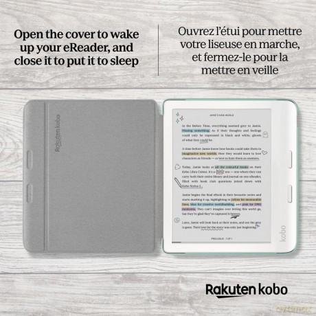 Kobo - Libra Colour Basic SleepCover - Garden Green
