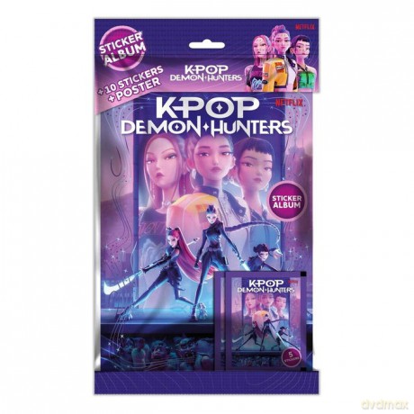 K-pop Demon Hunters - Sticker Album - 2 Blind Bags - DK/NO (374-0002) [FIGURKA]