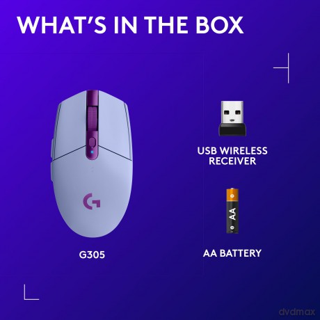 Logitech - G305 Wireless Gaming Mouse - Lilac