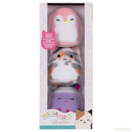 Micromallows - 6 cm Plush 3 Pack S3 Asst (2610200) [FIGURKA]
