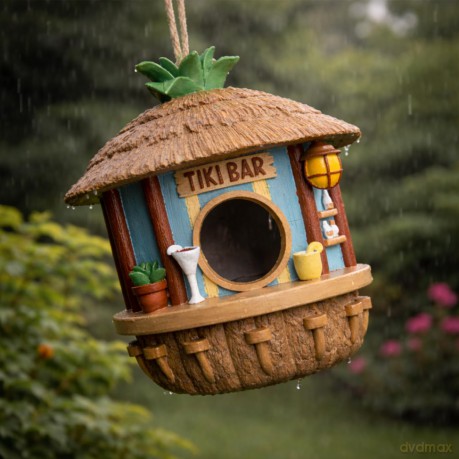 Mikamax - Tiki Bar Birdhouse