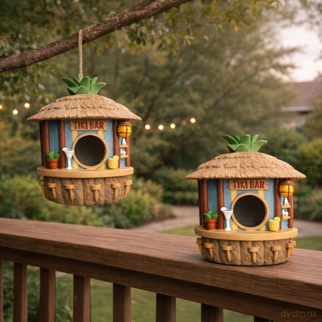 Mikamax - Tiki Bar Birdhouse
