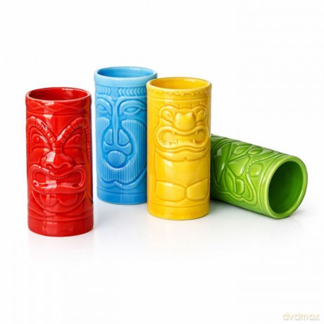 Kolorowe kieliszki tiki do shotów Mikamax - Tiki Shot Glasses