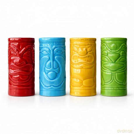 Kolorowe kieliszki tiki do shotów Mikamax - Tiki Shot Glasses