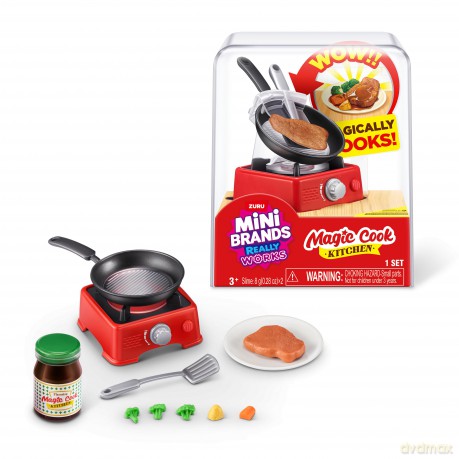 Mini Brands - Magic Cook Kitchen S1 - Steak with Pan [FIGURKA]