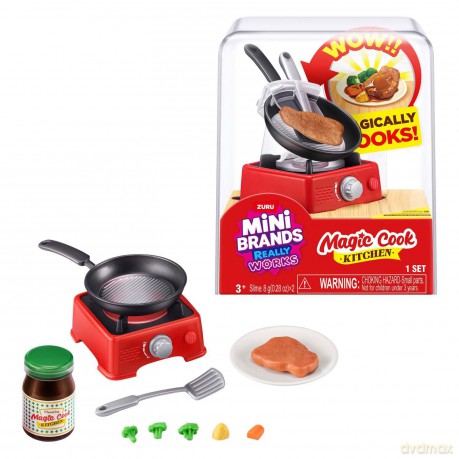 Mini Brands - Magic Cook Kitchen S1 - Steak with Pan [FIGURKA]