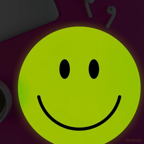Mustard - Happy Face Mouse Mat - 24 cm x 20 cm
