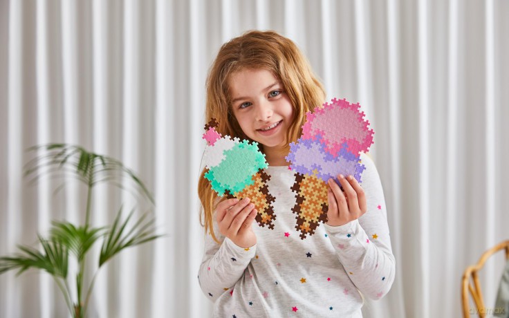 Plus Plus - Puzzle By Number Ice Cream Cones (4346)